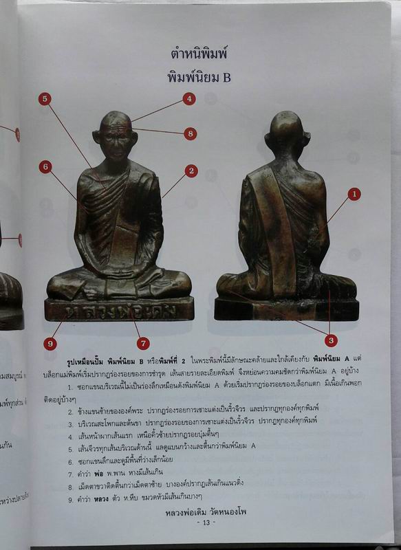 หนังสือประวัติและการศึกษาวัตถุมงคลยอดนิยม ลพ.เดิม เคาะเดียวแดง