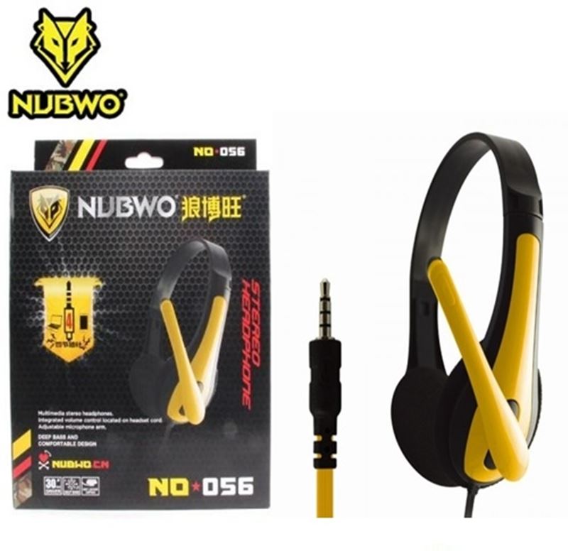 เคาะเดียว (180 บาท) NUBWO หูฟัง Stereo Headphone