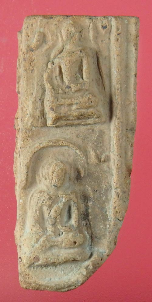 พระหัวใจกำแพง กรุเตาทุเรียง สุโขทัย ตัดสอง