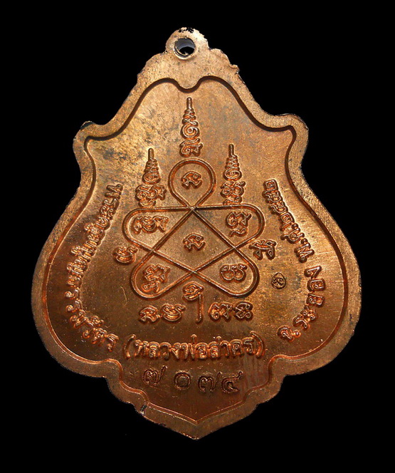 เหรียญโภคทรัพย์ (ขี่เต่า) หลวงพ่อสาคร วัดหนองกรับ ปี ๒๕๕๒ เนื้อทองแดง พร้อมกล่อง 7074