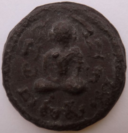 เหรียญหล่อ หลวงพ่อชำนาญ เนื้อตะกั่วถ้ำชา ไตรมาส48 เคาะเดียว200