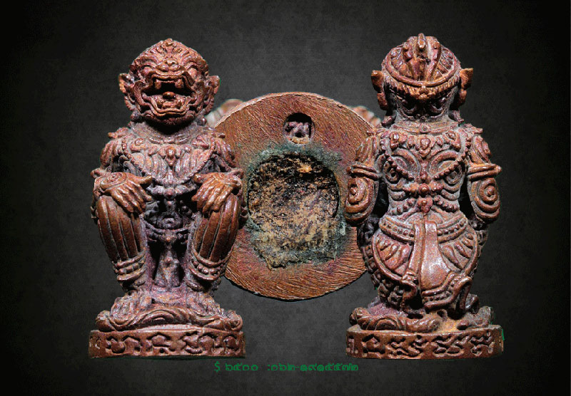 หนุมาน รุ่นแรก หลวงพ่อสาคร +++ โค๊ต นุ...เลข ๕๓๓๕ ..สวยดูง่าย+++