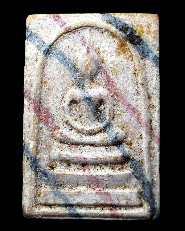 สมเด็จสายรุ้งหลวงพ่อแพ วัดพิกุลทอง หลังรูปเหมือน เนื้อน้ำมัน ยุคแรกๆ