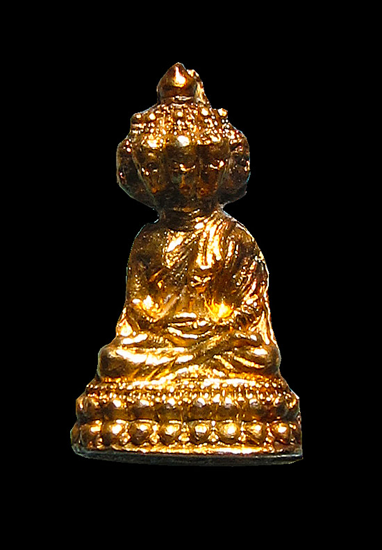 พระเศรษฐีนวโกฏิ พิมพ์เล็ก สำเร็จ รุ่งเรือง รำรวย พร้อมกล่อง