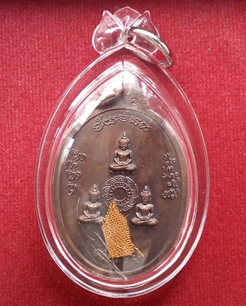 เหรียญธรรมสภา บล็อกนิยม " เนื่อง " เลี่ยม+เกศา หลวงปู่ชื้น วัดญานเสน ปี2538 ตอกโค๊ตด้านหลัง 