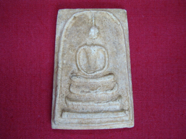 พระสมเด็จ วัดระฆังฯ รุ่น ๑๐๐ปี พิมพ์แขนกลม อกวี เนื้อผง ปี๑๕