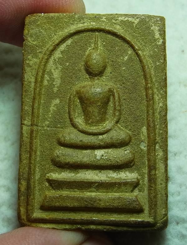 สมเด็จหลวงพ่อกวยหลังยันต์ นะโมพุทธายะ ปี2513 มีรานตามรูป พร้อมบัตร