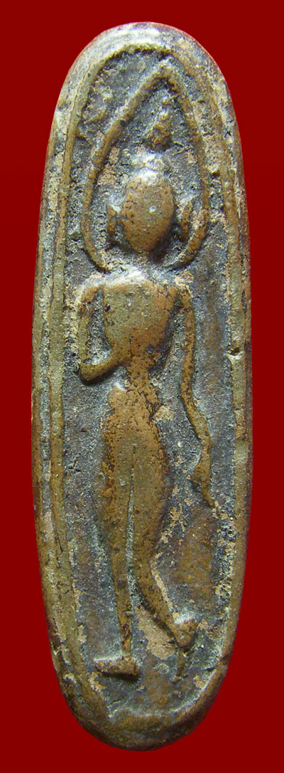 พระลีลากำแพง เนื้อดิน