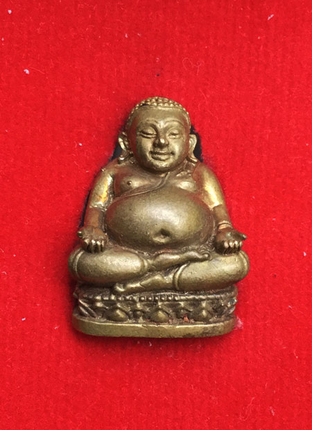 พระสังกัจจายน์รับทรัพย์ ไตรมาส 54 หลวงพ่อสาคร เนื้อสำริดก้นอุดผง หมายเลข 1781 พร้อมกล่อง