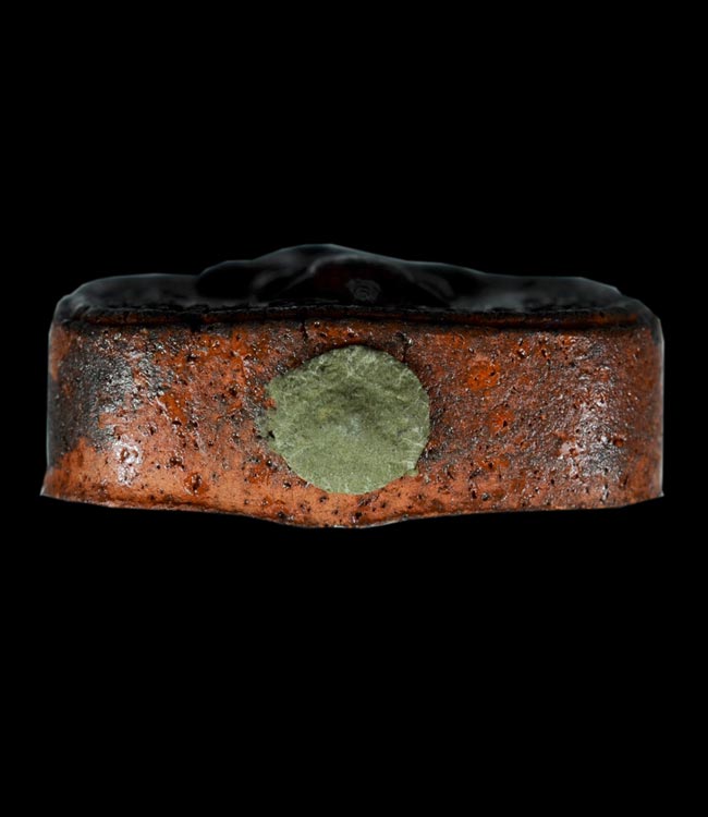 พญาไก่ฟ้า มหาลาภ 888 หลวงพ่อหลาย วัดนาจอมเทียน ชลบุรี เนื้อดินหลังฝังตะกรุดเงิน No.1764