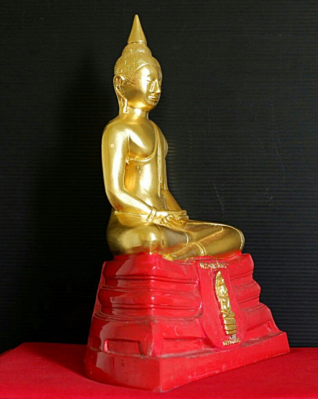 พระบูชาหลวงพ่อโสธร-หลวงพ่อเกษร วัดโสธรวรารามฯ อ.เมือง จ.ฉะเชิงเทรา รุ่นสร้างเขื่อน ปี 52 หน้าตัก 5 "