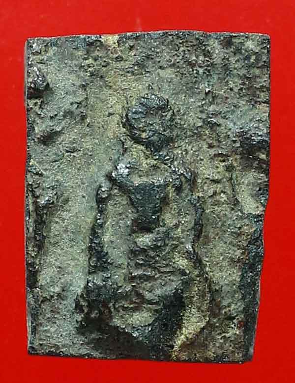 พระลูกหัวใจกำแพง ตัดเดี่ยว กรุเตาทุเรียง เนื้อดิน จ.สุโขทัย พร้อมบัตรรับประกัน 