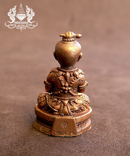 +++ กุมารจินดามณี หลวงพ่อสาคร วัดหนองกรับ เนื้อชนวนก้นอุดผง ปี 54 +++