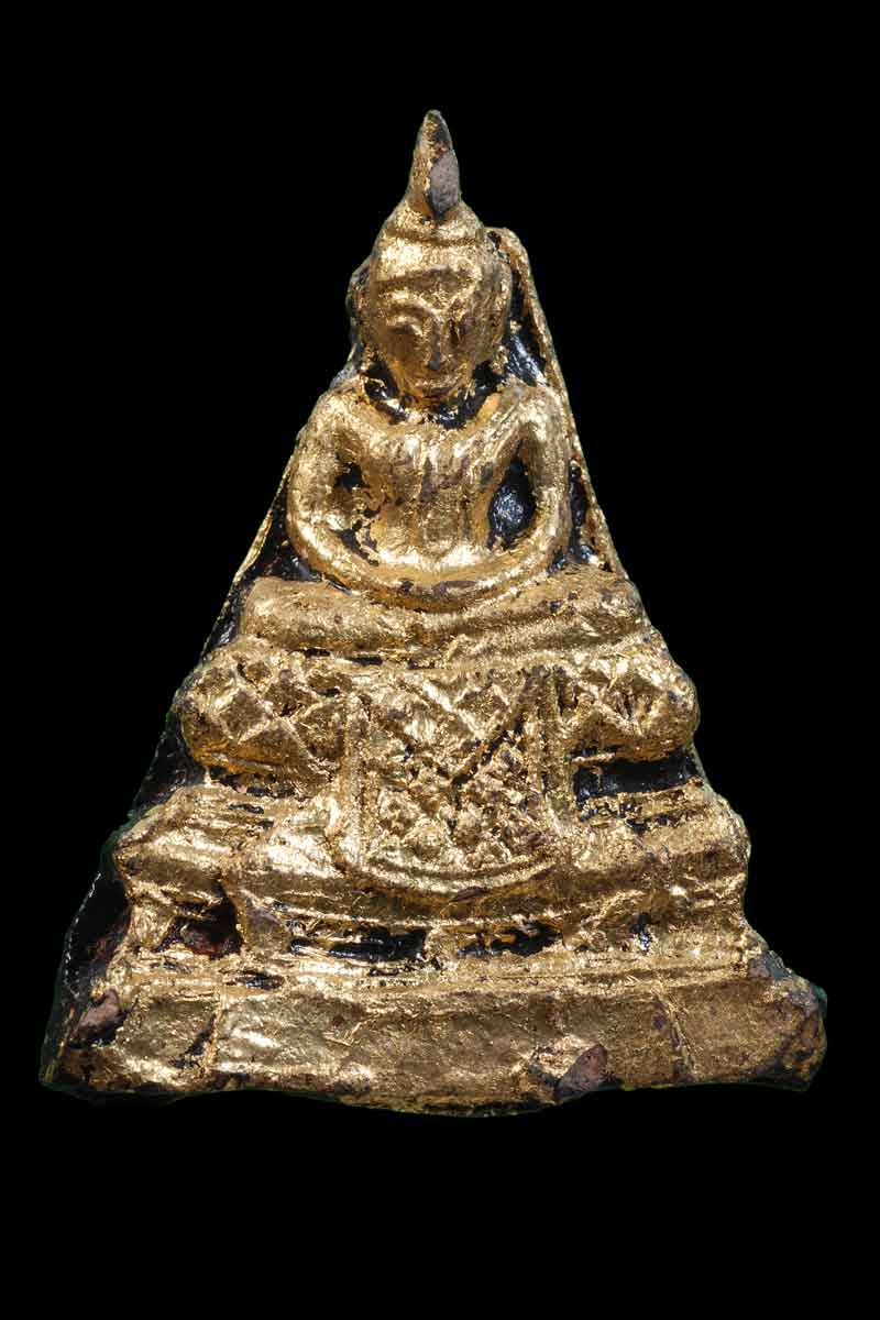 พระบัณฑูรย์ เศียรแหลม เนื้อดิน กรุวังหน้า สภาพสวยมากๆ องค์ที่ 1