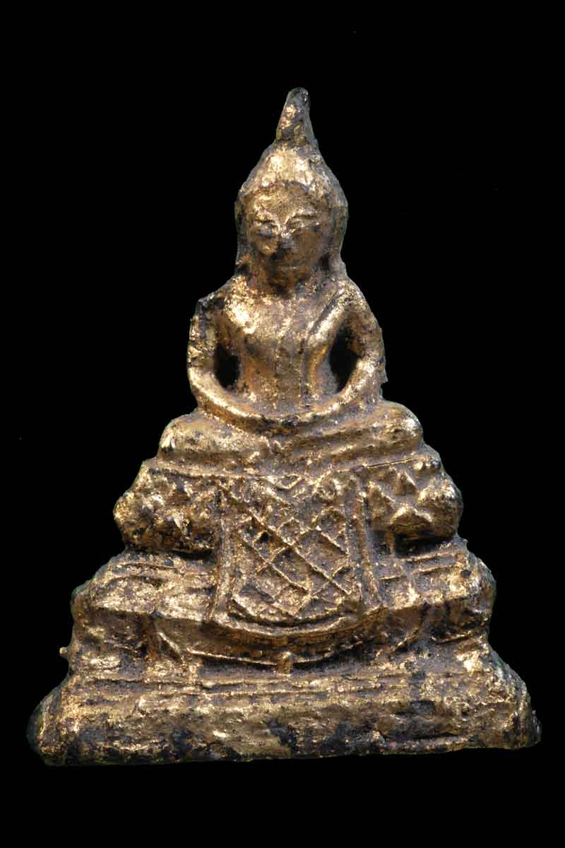 พระบัณฑูรย์ เศียรแหลม เนื้อดิน กรุวังหน้า สภาพสวยมากๆ องค์ที่ 2