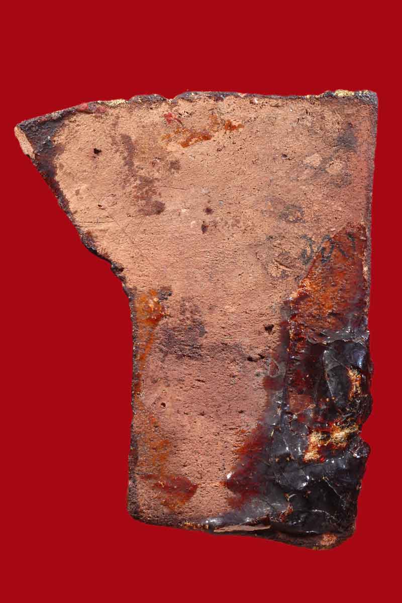 พระโคนสมอ พิมพ์ไสยาส ลงรักปิดทองเดิม สภาพสวยมากๆ พิเศษมีครั่งติดข้างหลัง