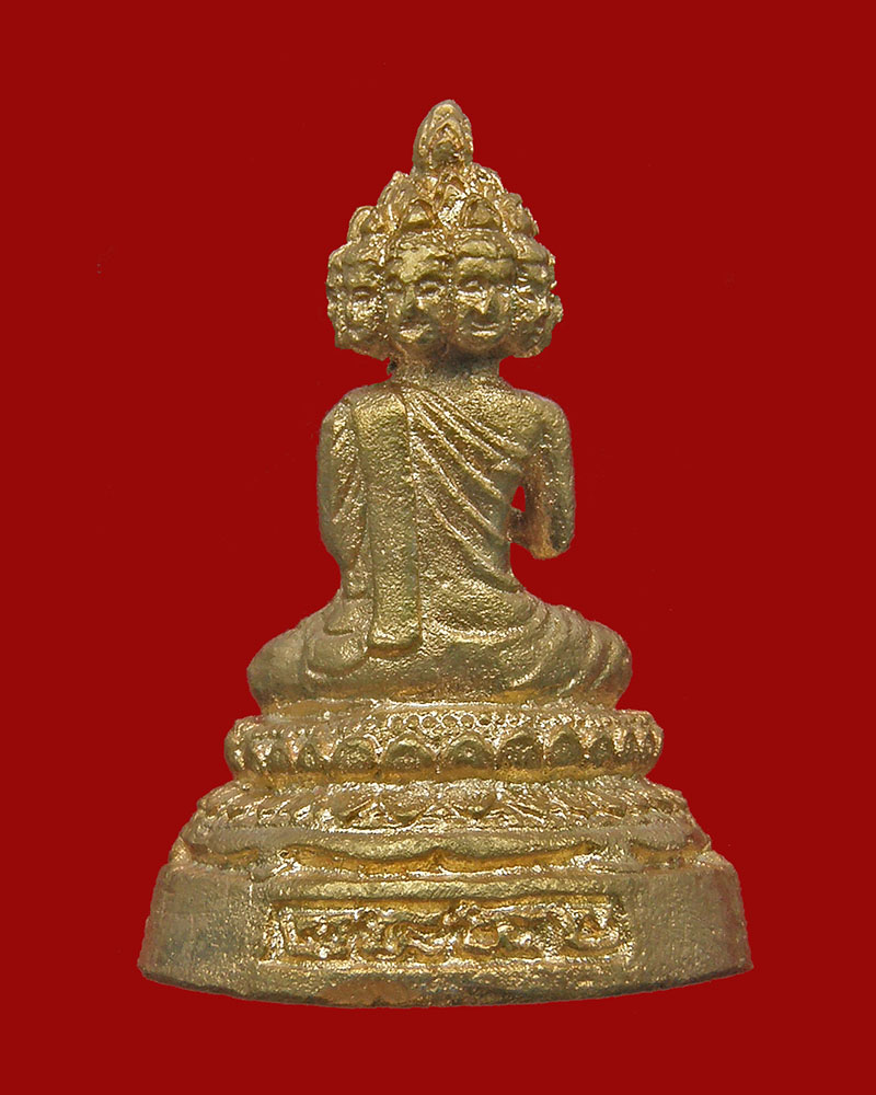 พระเศรษฐีนวโกฏิ เนื้อทองเหลือง 2552 หลวงปู่มา วัดสันติวิเวก/ร้อยเอ็ด