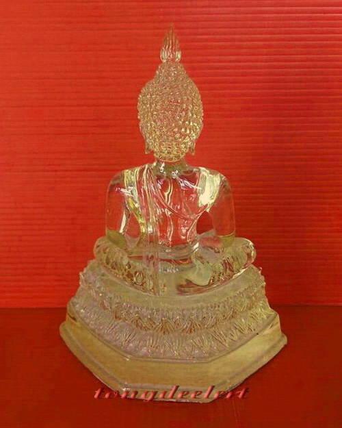 พระบูชาแก้วใสหลวงพ่อฤาษีลิงดำ วัดท่าซุง หน้าตัก 3 นิ้ว สภาพสวยค่ะ