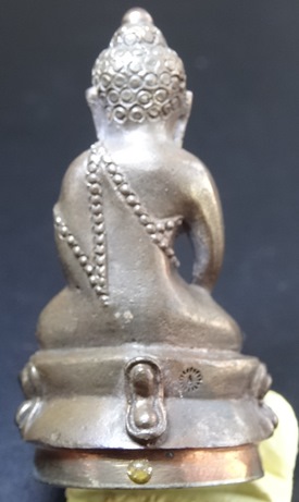 พระกริ่งปวเรศชินบัญชร วัดบวรนิเวศวิหาร รุ่นพุทธปวเรศ เนื้อนวะก้นเงิน 2554 No.209