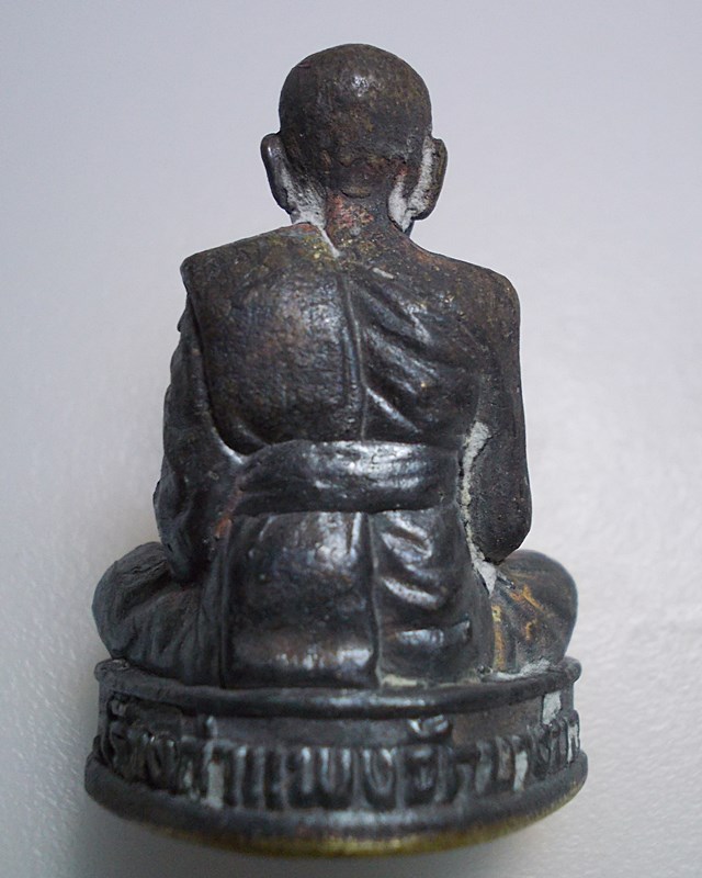 เปิดต่ำกว่าทุน รูปหล่อหลวงพ่อชาญ วัดบางบ่อ เทดินไทยโบราณ เนื้อทองฉนวน หมายเลข1698