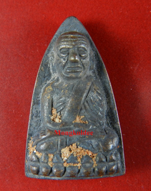 หลวงพ่อทวด พิมพ์เตารีดกลาง A เนื้อสำริด รุ่นเสาร์ 5 มหามงคล100ปี อ.ทิม วัดช้างให้ ปี55#836