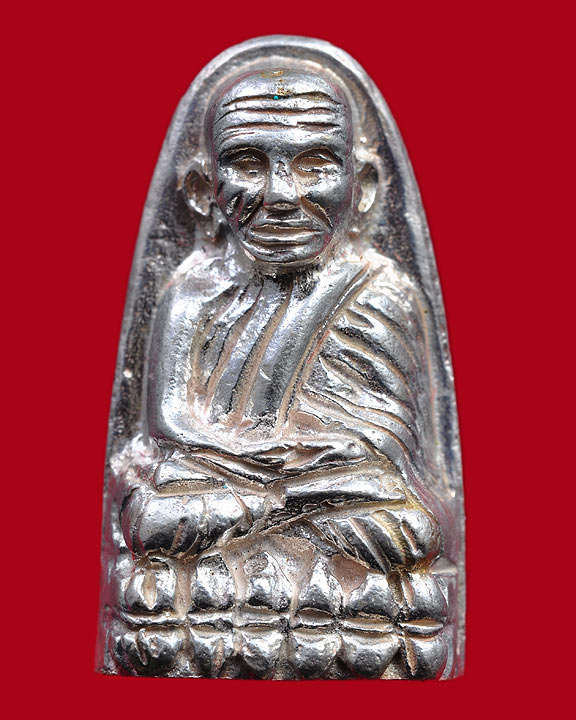 หลวงพ่อทวดรุ่นสร้างโรงพยาบาล2539 เนื้อเงิน พิมพ์กลาง