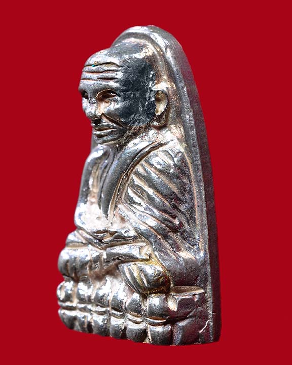 หลวงพ่อทวดรุ่นสร้างโรงพยาบาล2539 เนื้อเงิน พิมพ์กลาง