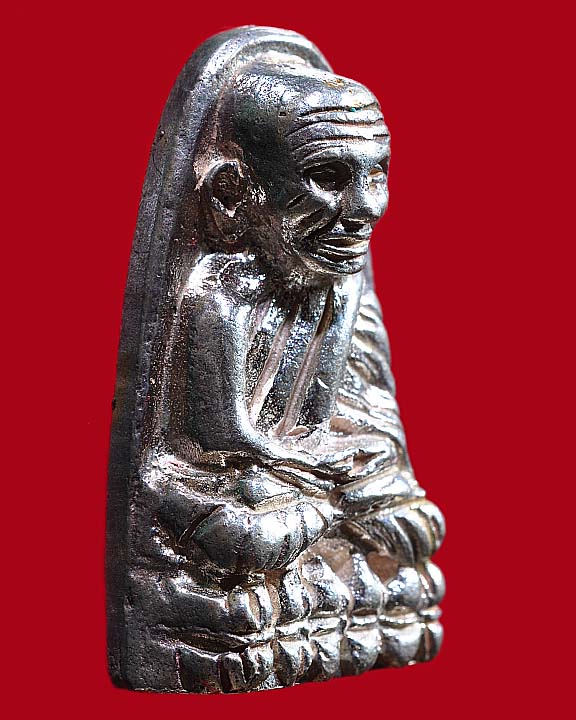 หลวงพ่อทวดรุ่นสร้างโรงพยาบาล2539 เนื้อเงิน พิมพ์กลาง