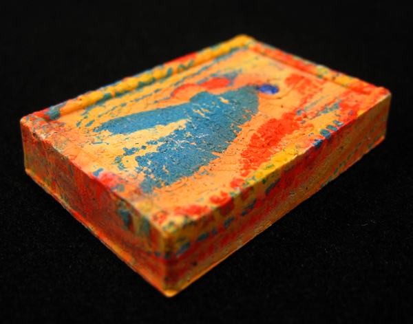 พระเนื้อผงหลวงปู่หมุน ฐิตสีโล รุ่น เพชรพญาธร เนื้อเบญจรงค์ฝังพลอย สร้างปี ๒๕๔๓ ออกที่วัดซับลำใย (10)