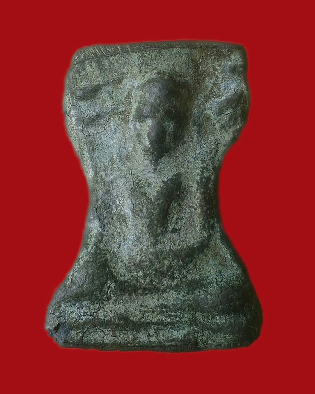 พระมเหศวร กรุวัดสว่างอารมณ์ จ.สุพรรณบุรี เนื้อชิน พิมพ์เล็ก