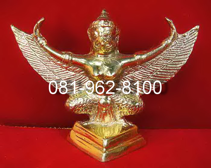 *** พญาครุฑกางปีก เนื้อทองเหลืองขัดเงา เครื่องหมายแห่งสิทธิอำนาจและความเป็นมงคล 