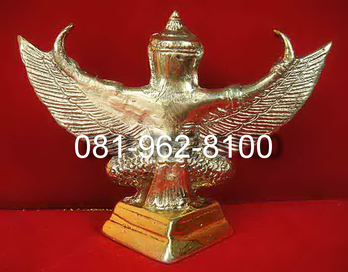 *** พญาครุฑกางปีก เนื้อทองเหลืองขัดเงา เครื่องหมายแห่งสิทธิอำนาจและความเป็นมงคล 