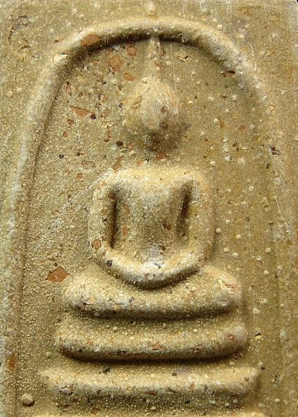 สมเด็จบางขุนพรหม ปี54 พิมพ์ใหญ่พิเศษ เกศทะลุซุ้มB โรยผงเก่า แช่น้ำมนต์ 2