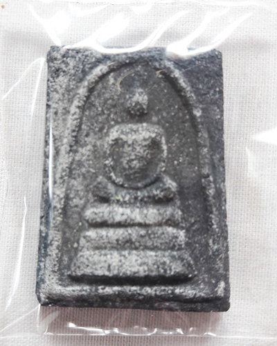 พระสมเด็จดำ เจ้าคุณนรฯ วัดศีลขันธ์ จ.อ่างทอง ปี13 หลังยันต์นูน 