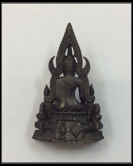 พระพุทธชินราช ภปร. รุ่นปฏิสังขรณ์ วัดพระศรีรัตนมหาธาตุ เนื้อนวโลหะ พิมพ์ใหญ่ กล่องเดิม #1