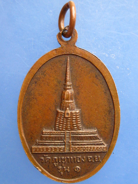 เหรียญหลวงพ่อเสือ วัดภูเขาทอง จ.อยุธยา รุ่น 1