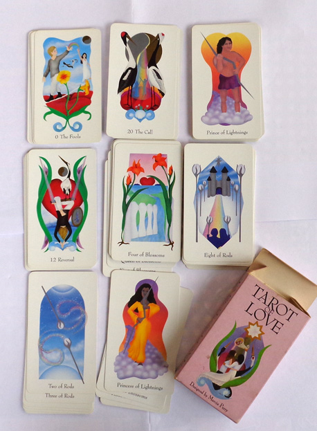 ไพ่ยิปซี TAROT OF LOVE ของแท้ ชุดดังยอดนิยม รูปภาพสวยงาม มาพร้อมหนังสือคู่มือแปลเป็นไทย