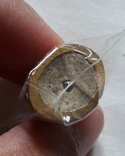 รูปเหมือนฐานปูปลาหลวงปู่ทิมขนาดห้อยคอรุ่น ปี 51 พิธี “แต้เม้ง” เนื้อสัมฤทธิ์