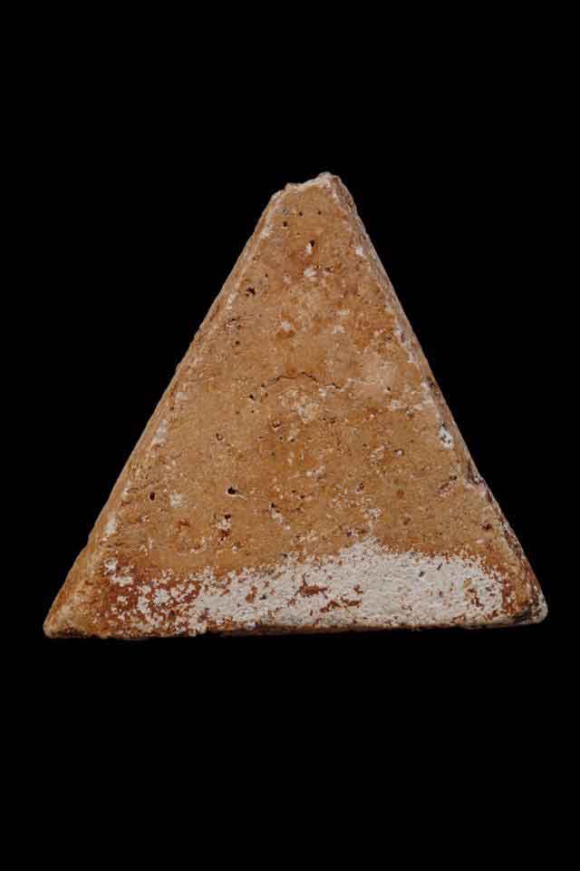 พระปิดตา หลวงปู่ภู วัดอินทร์ พิมพ์ 3 เหลี่ยมปีกกว้าง หายาก สวยเดิมๆ+ใบรับรอง