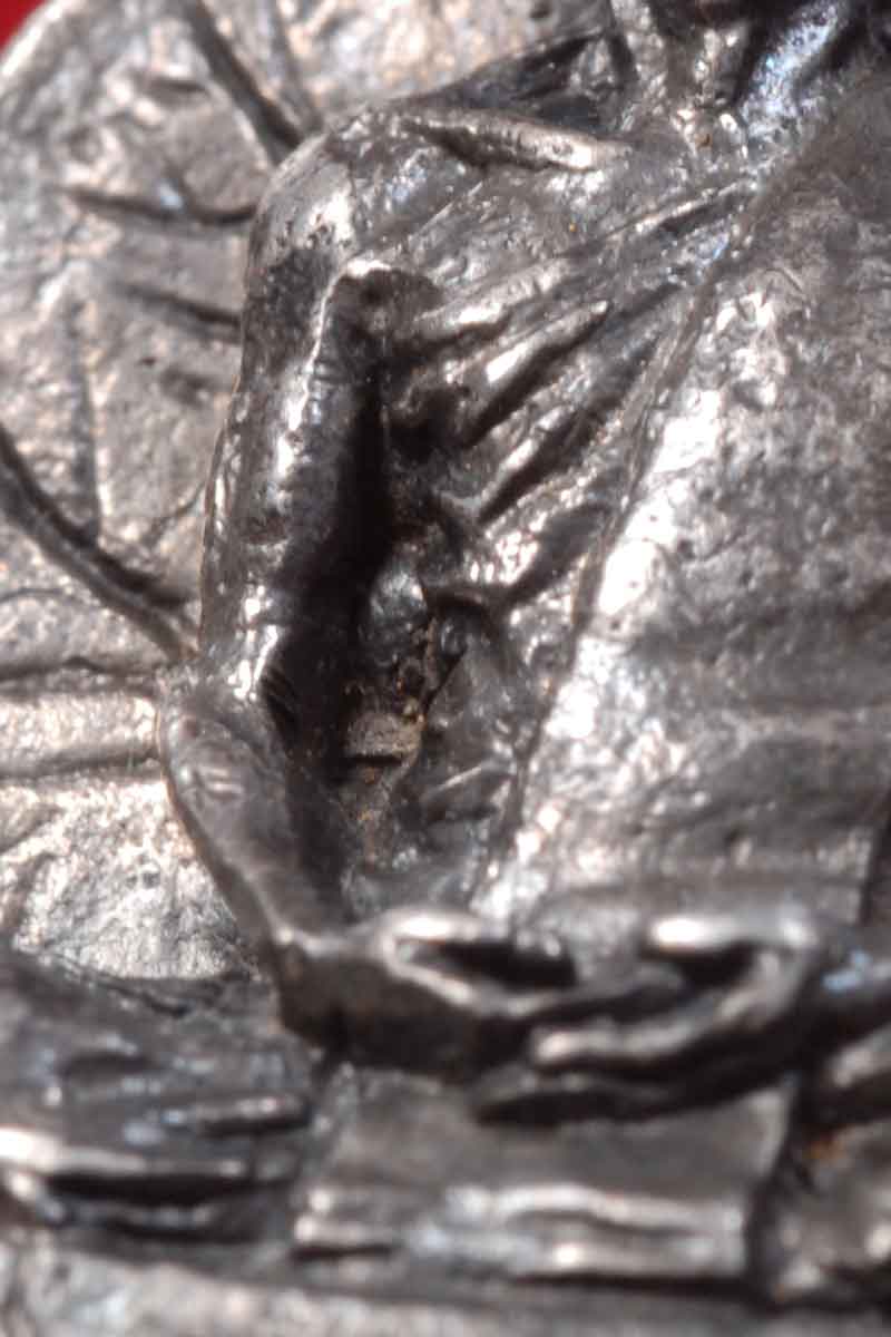 หายากสุดๆ กับ รูปเหมือนใบโพธิ์เจ้าคุณนร วัดเทพศิรินทร์ 2512 เนื้อเงินสร้าง150องค์ องค์นี้ตอก 3 โค๊ด