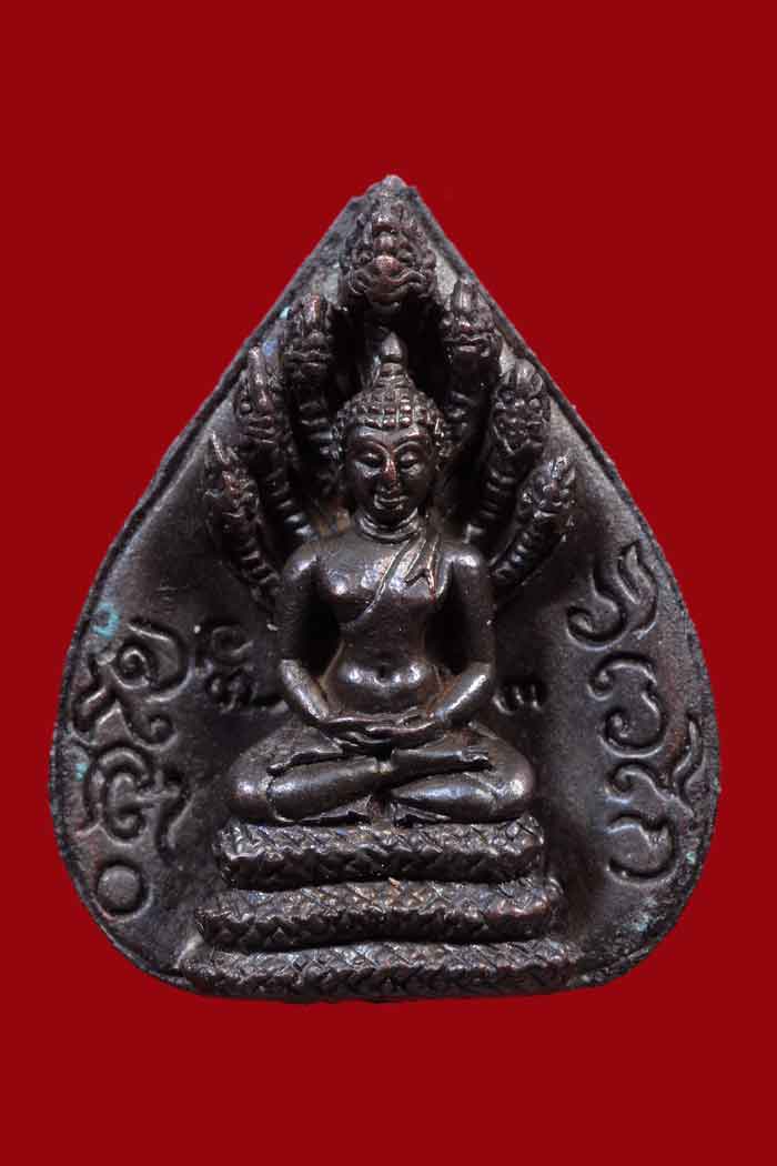 พระนาคปรกใบโพธิ์ เจ้าคุณนรฯ วัดเทพศิรินทร์ เนื้อนวะ ปี 2513 