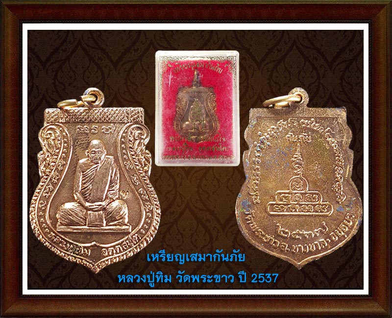 เหรียญ กันภัย หลวงปู่ทิม วัดพระขาว
