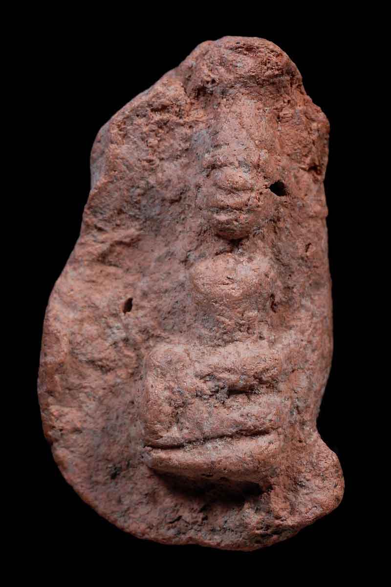 พระกรุวัดถ้ำเสือ พิมพ์หน้าแก่ นิยมสุด กรุเก่า จังหวัด สุพรรณบุรี สภาพสวยแชมป์ เดิมๆ ไม่ผ่านการใชังาน