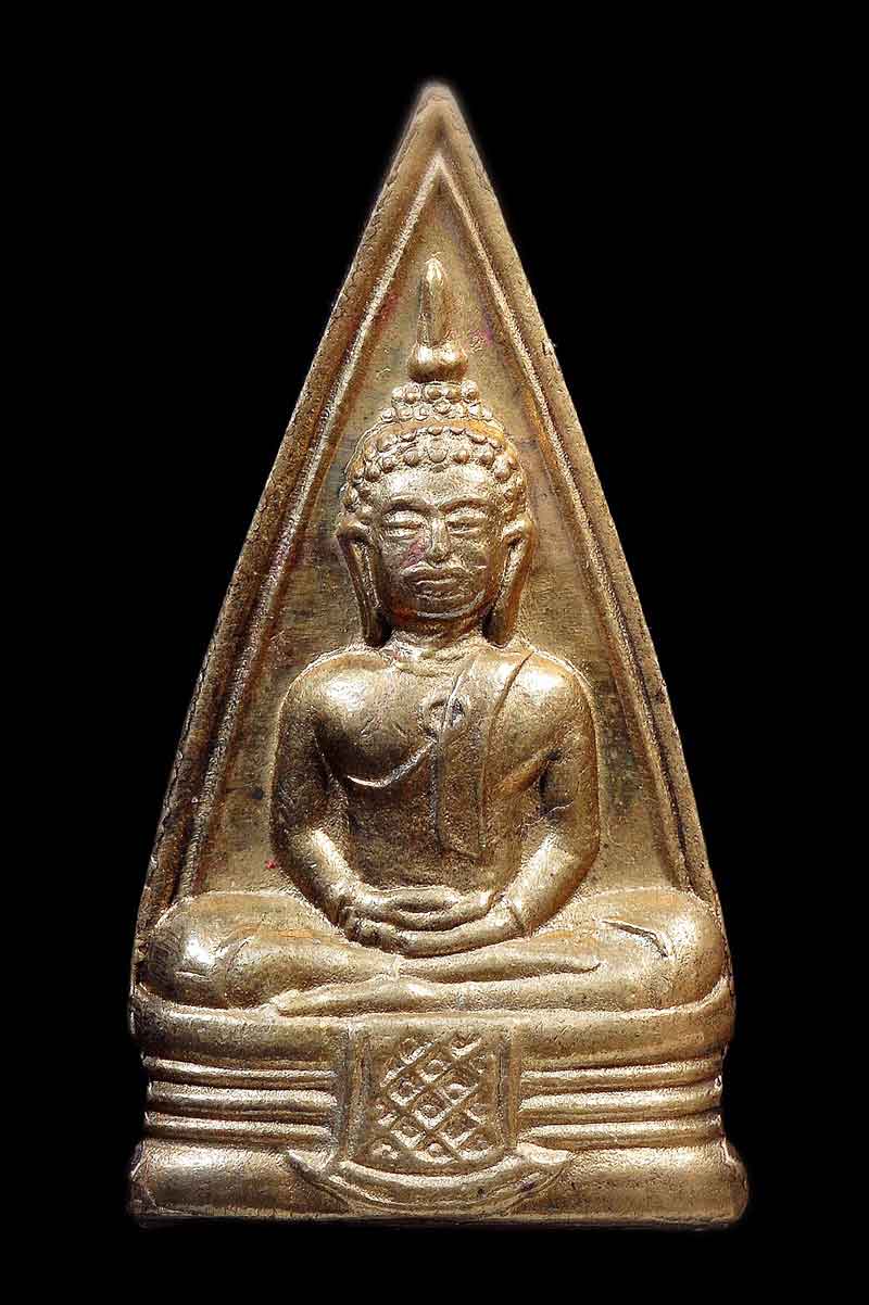 หลวงพ่อโสธรสองหน้าปี ๒๕๐๘ พระพิมพ์สองหน้าเม็ดพระศก ๕๗/๕๗ มีวงแหวน นิยม ไม่มีเม็ดพระถัน(นม)