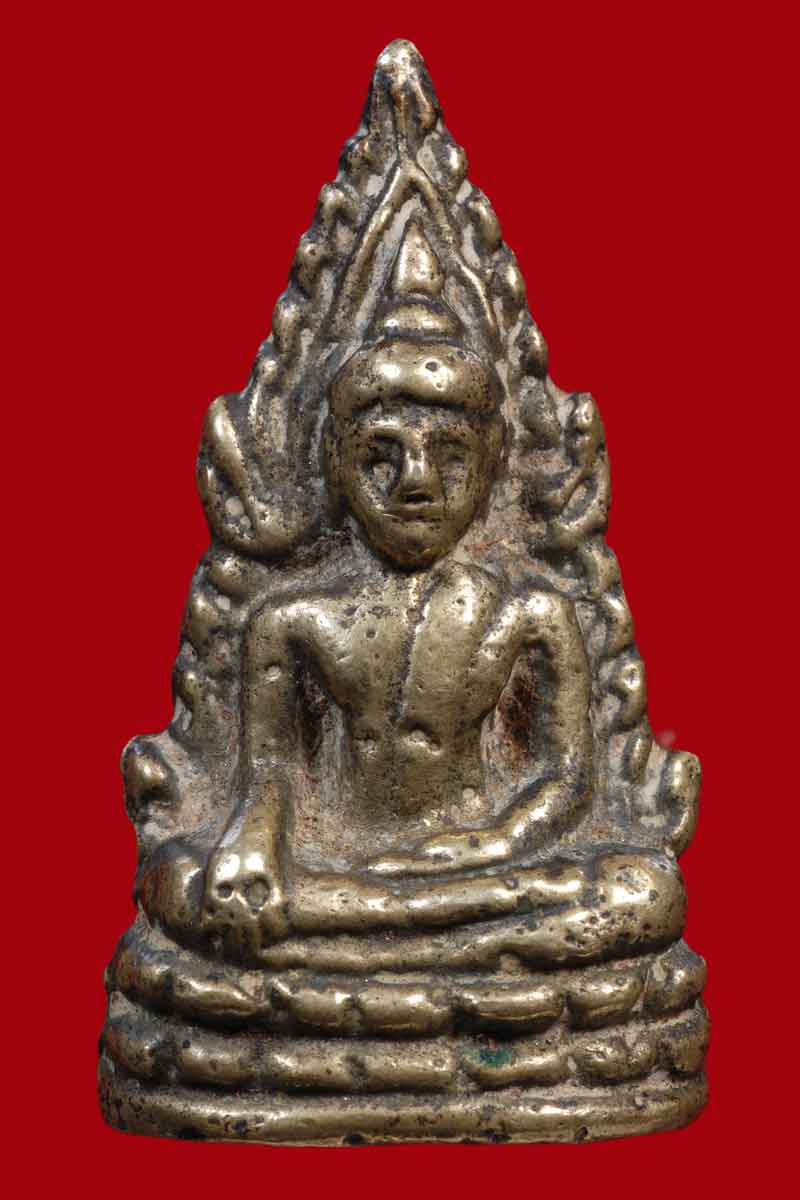  พระพุทธชินราชอินโดจีน ปี 2485 พิมพ์ ต้อบัวเล็บช้าง เนื้อโซน พ่อเงิน บางคลาน