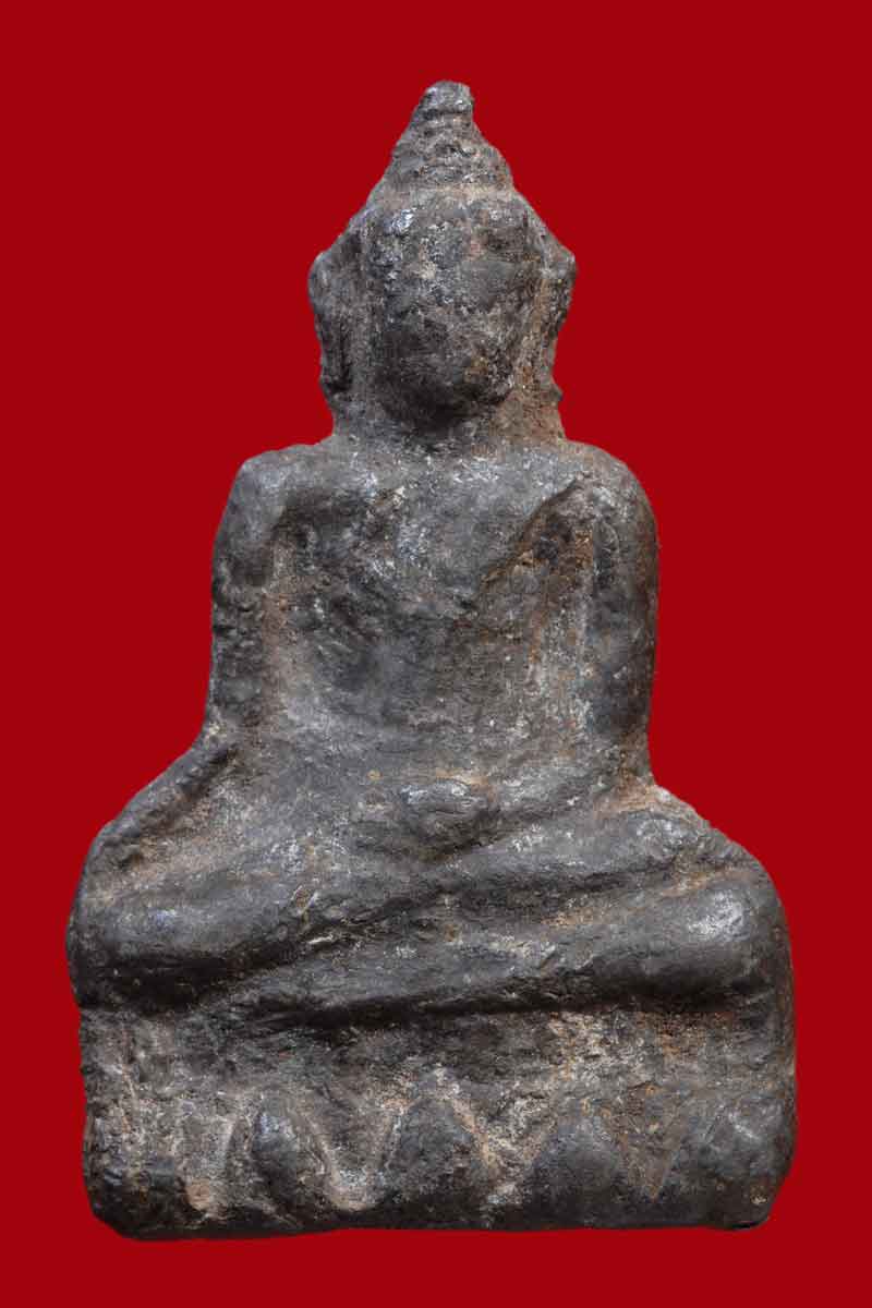 พระอู่ทองบัวชั้นเดียว กรุวัดเทวสังฆาราม (วัดเหนือ) กาญจนบุรี