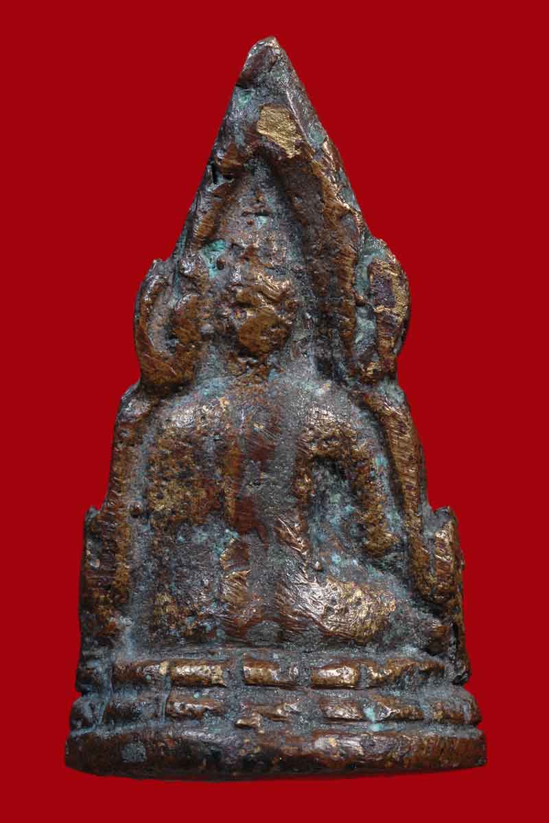 พระพุทธชินราช พิมพ์สังฆาฏิยาว หน้าเทวดา ปี 2485 ไม่มีโค๊ต สวยเดิมๆ