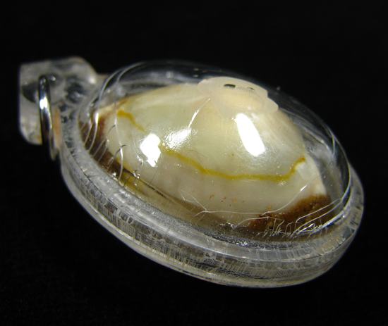 เบี้ยแก้ อุดชันโรงฝังปรกหนุมาน จารยันต์ หลวงปู่หมุน วัดบ้านจาน ออกวัดซับลำใย ปี 2543 (3)