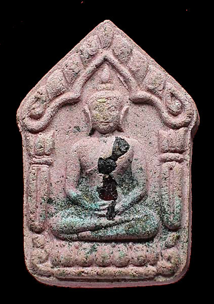 พระขุนแผนช่อฟ้าปราบมาร ปี 2558 เนื้อผง วัดละหารไร่ จ.ระยอง No.284 (พร้อมกล่องเดิม) +บัตรเพื่อนบ้าน