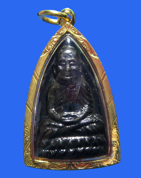 หลวงปู่ทวด หลังหนังสือ ปี 2524 พิมพ์นิยม เลี่ยมทองกันน้ำพร้อมบูชา